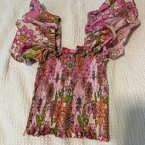 My Keeper - New Zealand Handmade Floral Top NWOT